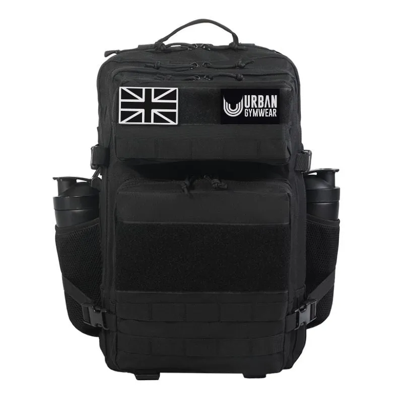 Urban Gym Wear Tactical Backpack 25L - Black