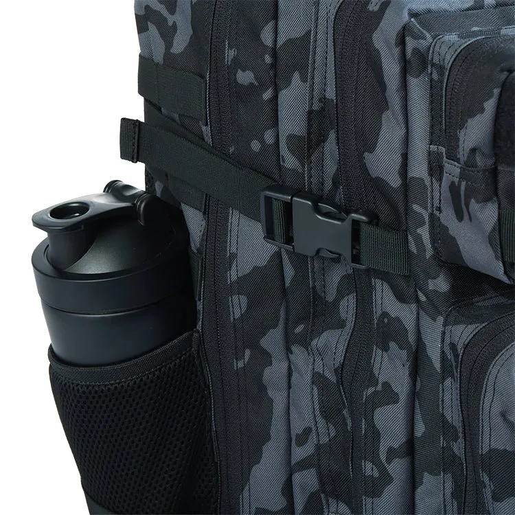 Urban Gym Wear Tactical Backpack 25L - Black/Grey Camo