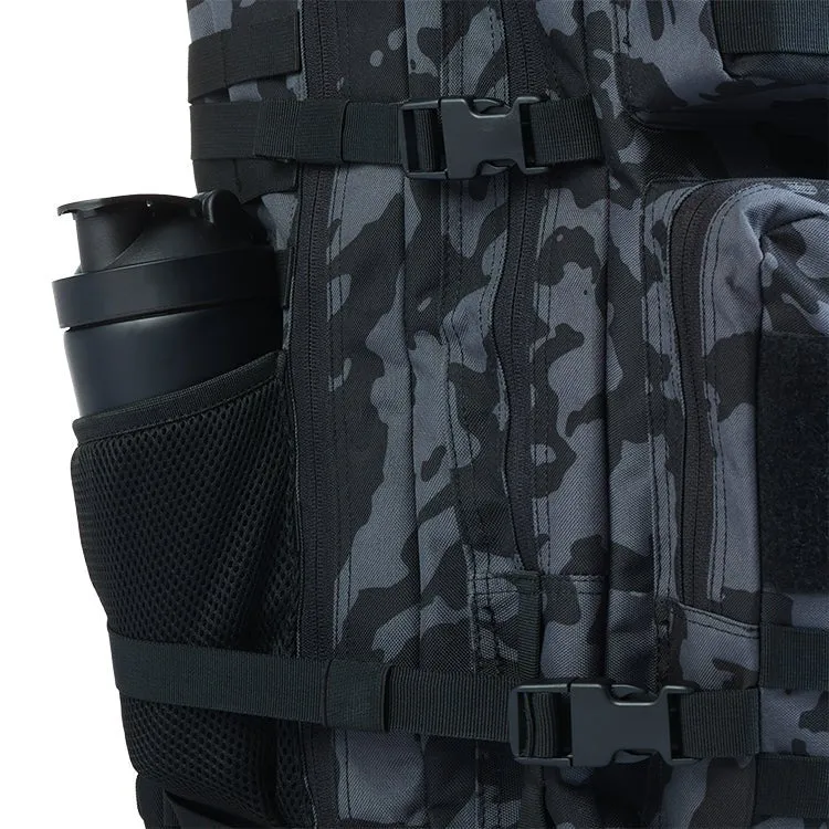 Urban Gym Wear Tactical Backpack 25L - Black/Grey Camo