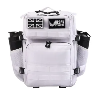 Urban Gym Wear Tactical Backpack 25L - White