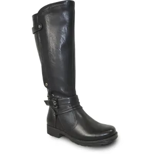 VANGELO Waterproof Women Boot HF0603 Knee High Casual Boot Black