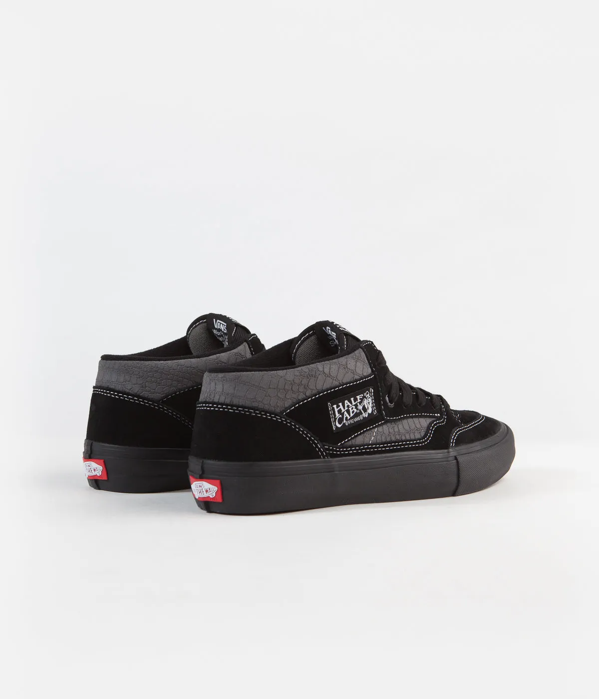 Vans Half Cab Pro '92 Shoes - (Croc) Black / Pewter