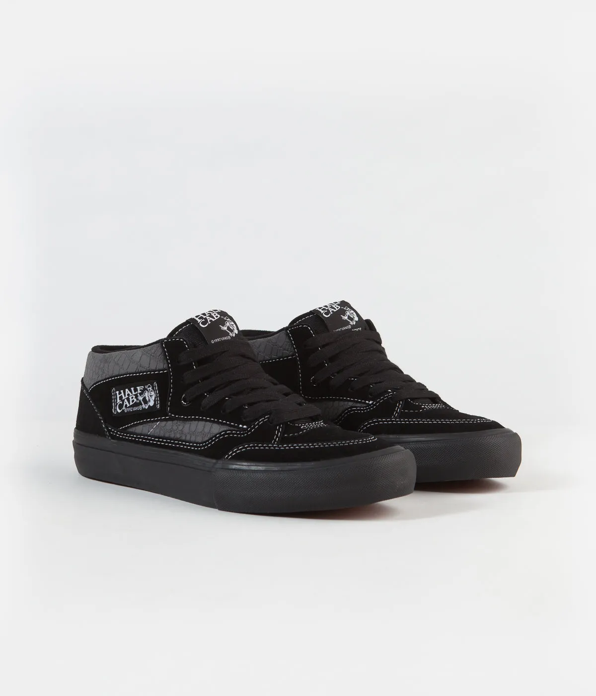 Vans Half Cab Pro '92 Shoes - (Croc) Black / Pewter