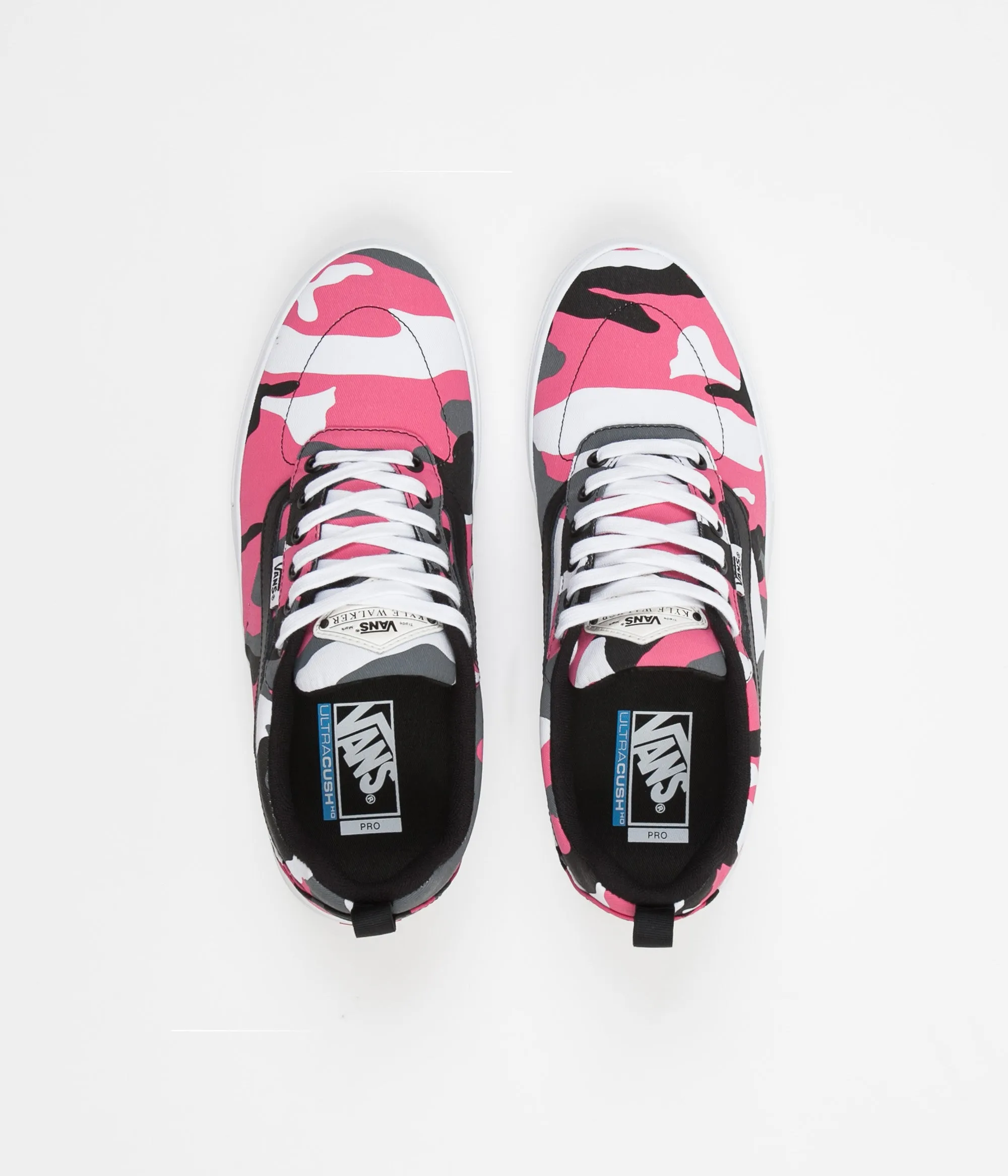 Vans Kyle Walker Pro Camouflage Shoes - Black / Magenta