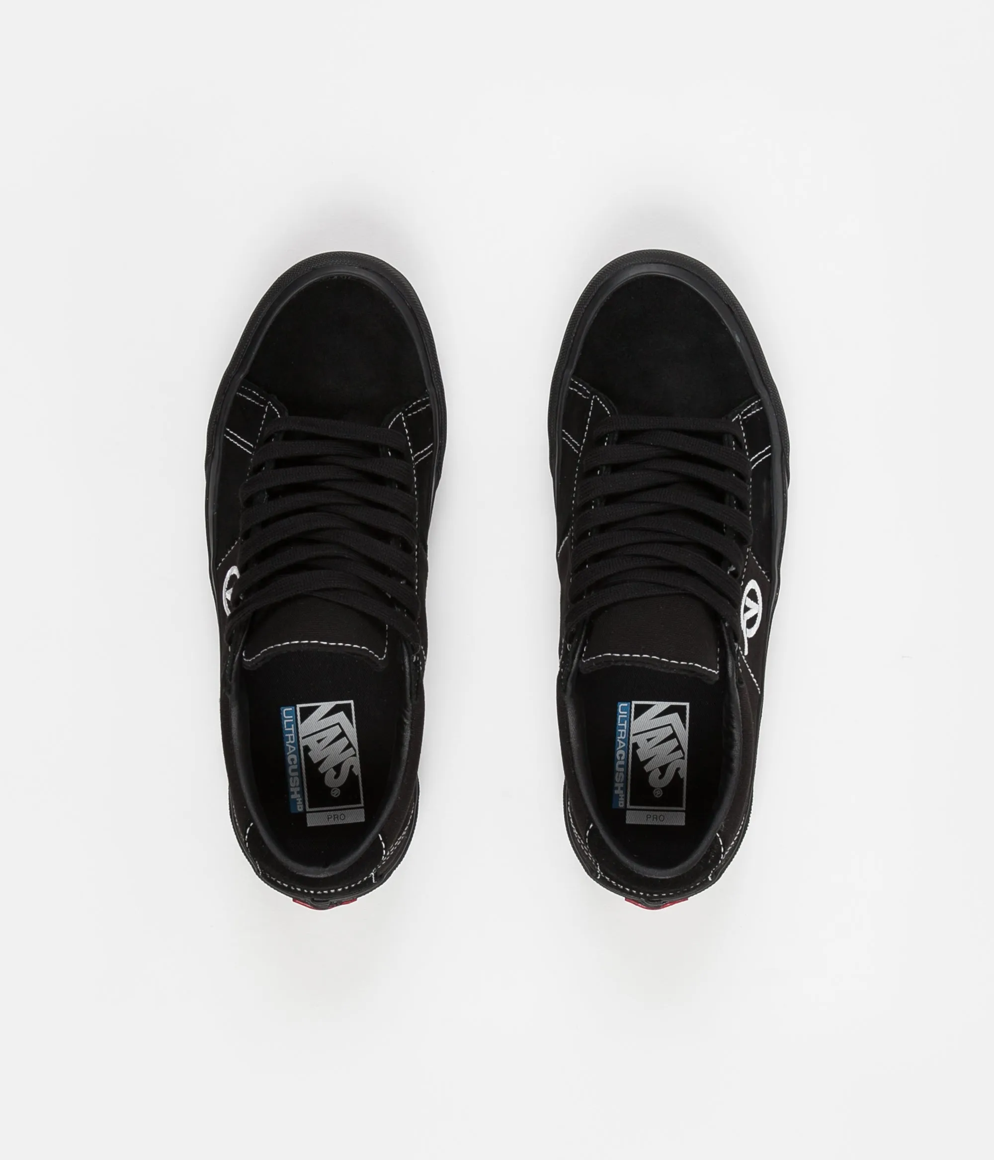 Vans Saddle Sid Pro Shoes - Black / Black / White