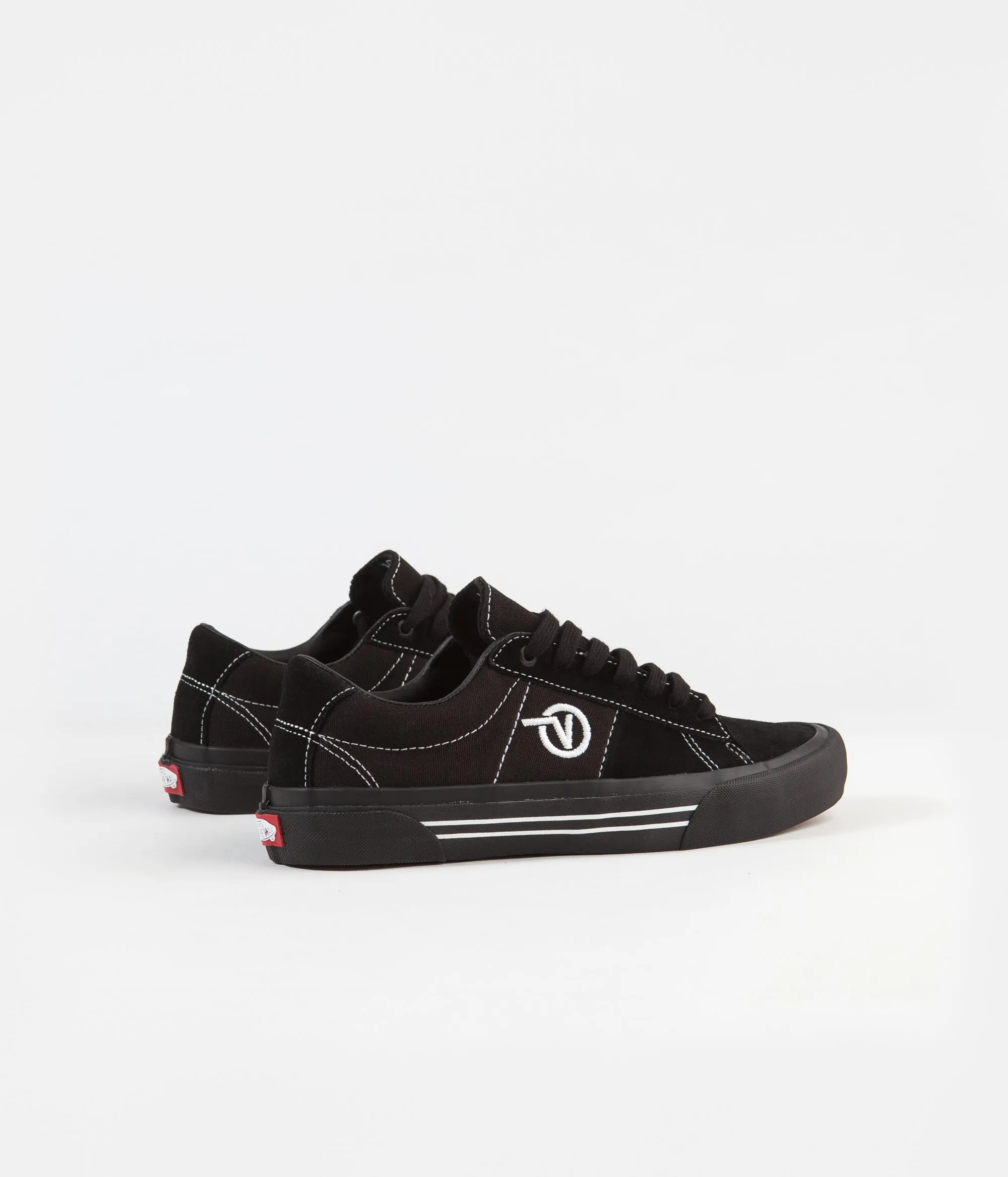 Vans Saddle Sid Pro Shoes - Black / Black / White