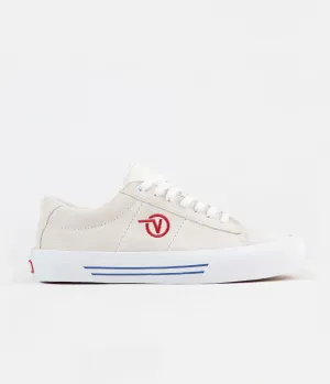 Vans Saddle Sid Pro Shoes - Marshmallow / Racing Red