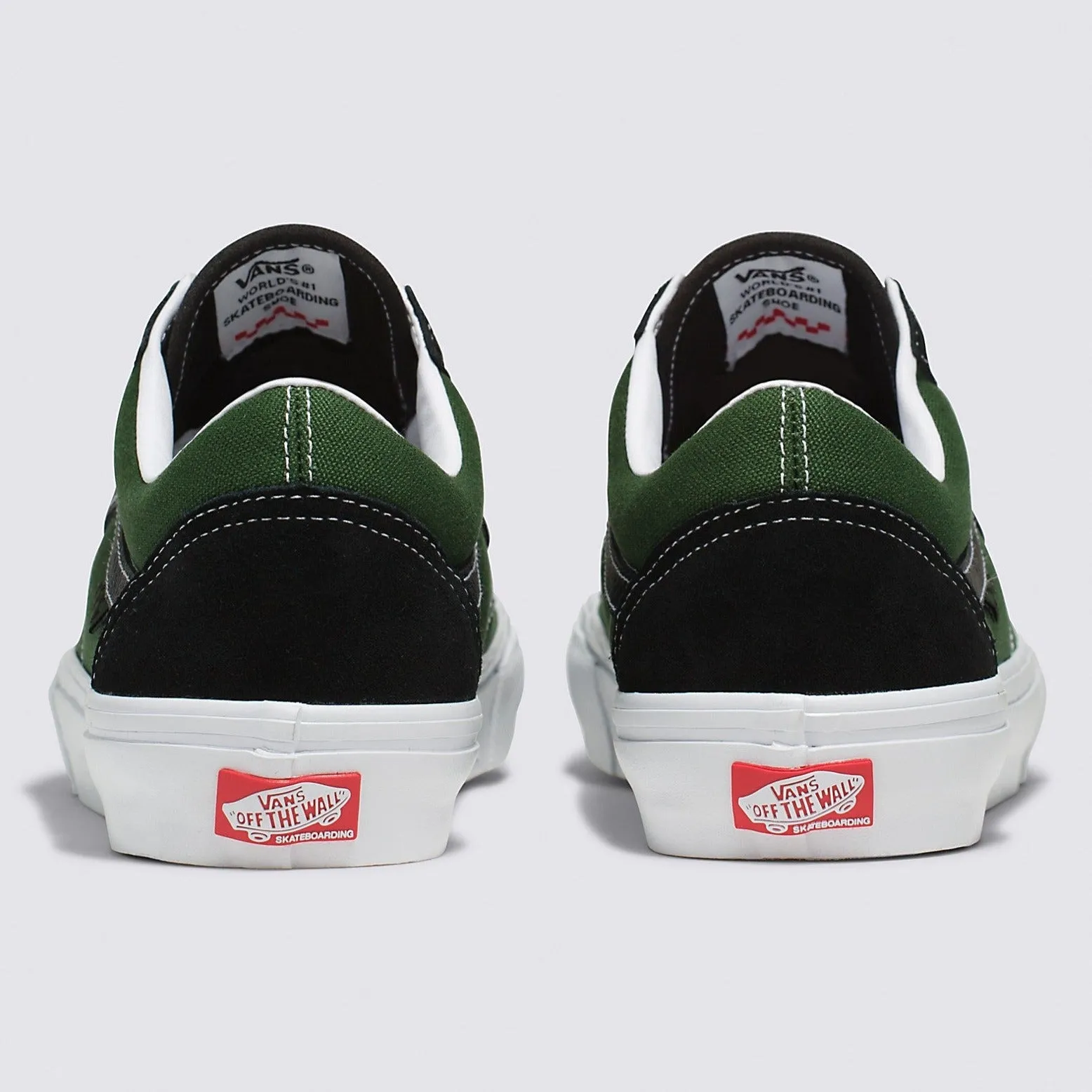 Vans Skate Old Skool Safari Skateboard Shoe - Black/Greenery