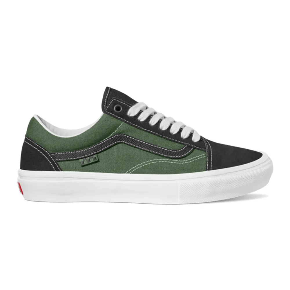 Vans Skate Old Skool Safari Skateboard Shoe - Black/Greenery