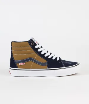 Vans Skate SK8-Hi Shoes - (Reynolds) Navy / Golden Brown