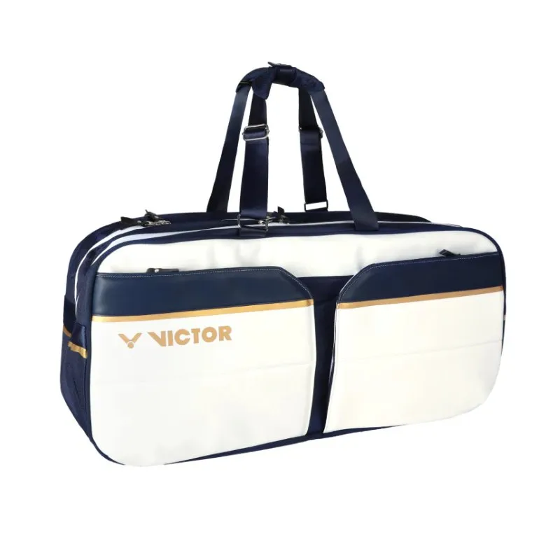 VICTOR 2024 Olympic Badminton Racquet Bag BR9612-AB Bright White/Medieval Blue