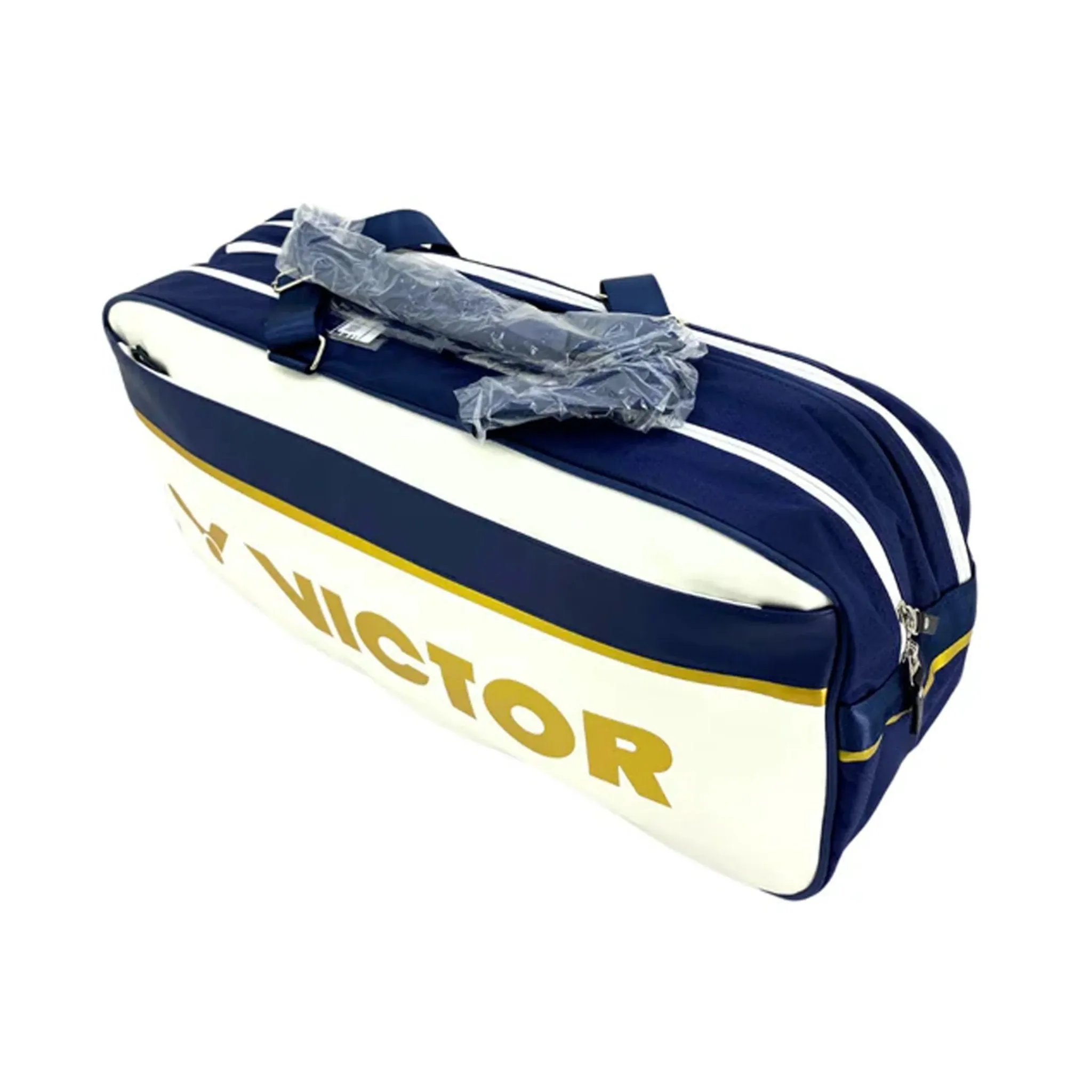 VICTOR 2024 Olympic Badminton Racquet Bag BR9612-AB Bright White/Medieval Blue