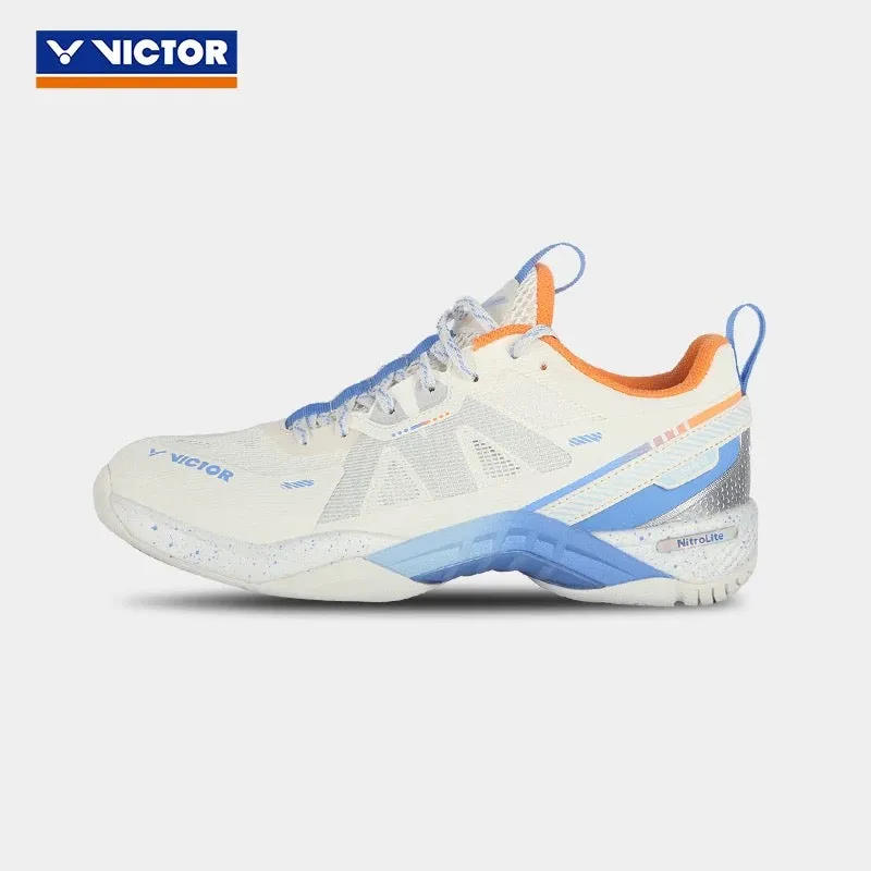 Victor 2024 S82III Nitro Lite Badminton Shoes White Unisex