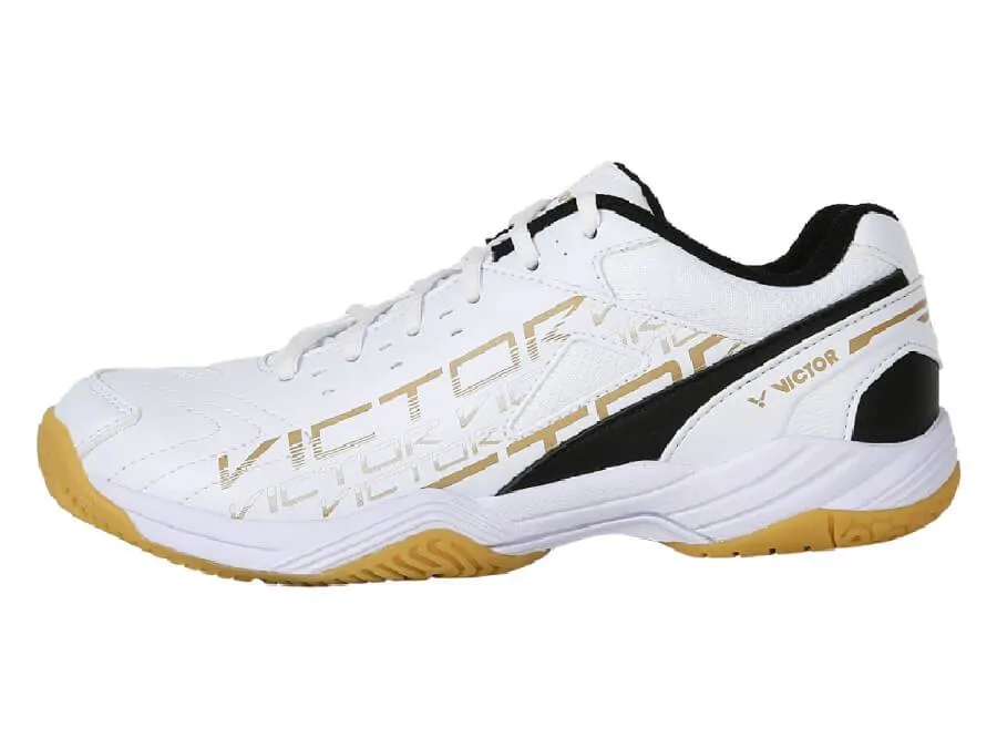 VICTOR A170 AC (Entry Level) Badminton Shoes White/Gold UNISEX