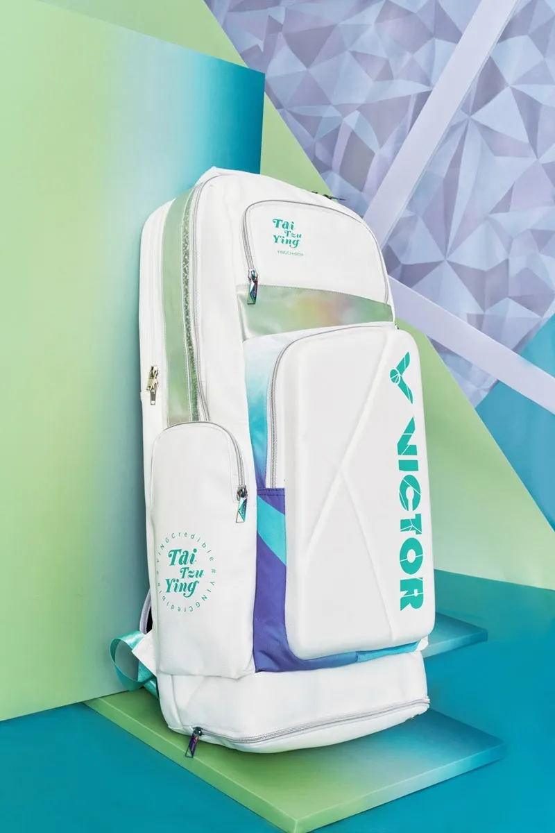 Victor BR5833TTY AR Tai Tzu Ying Bright White/Cockatoo Green Racket Backpack