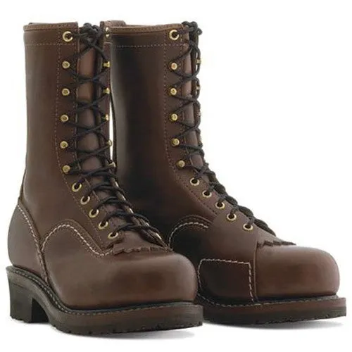 'Wesco' Men's 10" Voltfoe EH Lineman Comp Toe - Brown