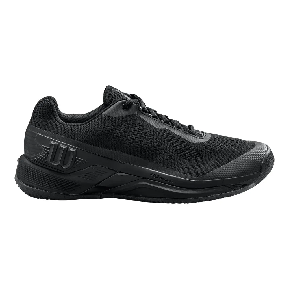 Wilson Rush 4.0 All Court Tennis Shoes (Mens) - Black