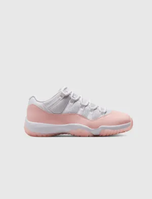 WOMEN'S AIR JORDAN 11 RETRO LOW "WHITE/ LEGEND PINK"