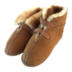 Women's Sheepskin Velcro Cabin Slippers