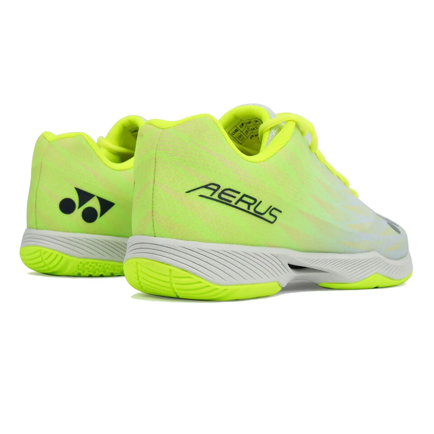 Yonex Aerus Z2 Wide Power Cushion Badminton Shoes, Gray/Yellow