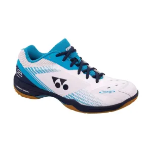 Yonex Power Cushion 65 Z3 Men Badminton Shoe | White-Ocean Blue