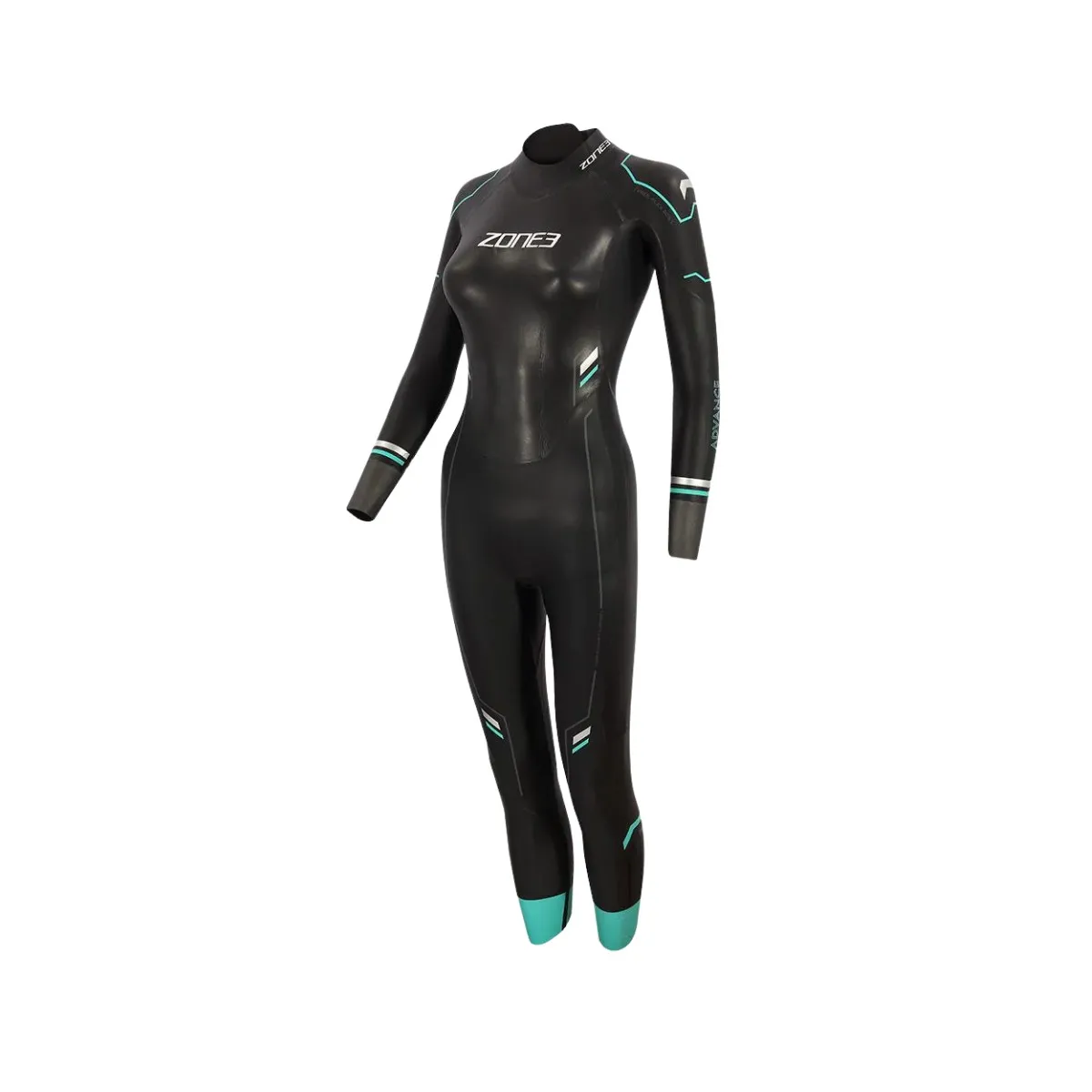 Zone3 Advance Wetsuit Black Blue Woman