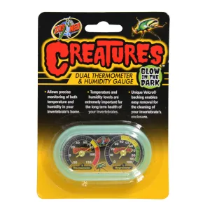 Zoo Med Creatures Dual Thermometer & Humidity Gauge